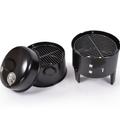 3 in 1 BBQ Smoker, beépített hőmérő, fém, 3 tálca, fekete 3 in 1 BBQ Smoker, beépített hőmérő, fém, 3 tálca, fekete