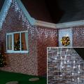 180 LED-es karácsonyi jégcsap fényfüzér, izzósor, 8,5 m - hidegfehér 180 LED-es karácsonyi jégcsap fényfüzér, izzósor, 8,5 m - hidegfehér