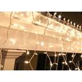 180 LED-es karácsonyi jégcsap fényfüzér, izzósor, 8,5 m - melegfehér 180 LED-es karácsonyi jégcsap fényfüzér, izzósor, 8,5 m - melegfehér
