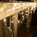 180 LED-es karácsonyi jégcsap fényfüzér, izzósor, 8,5 m - melegfehér 180 LED-es karácsonyi jégcsap fényfüzér, izzósor, 8,5 m - melegfehér
