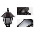 Elegáns napelemes fali lámpa mozgásérzékelővel, 45 lumen