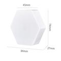 Hatszög alakú színes távirányítós RGB LED világítás készlet, 3db Hatszög alakú színes távirányítós RGB LED világítás készlet, 3db