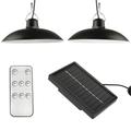 2 db retro függeszthető napelemes LED lámpa távirányítóval, szolár panellel 2 db retro függeszthető napelemes LED lámpa távirányítóval, szolár panellel