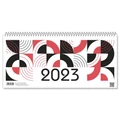 Nagyméretű asztali naptár támasztékkal, 2023