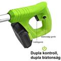 24V akkumulátoros szegélynyíró, fűkasza teleszkópos nyéllel, 2 db akkumulátor + 7 db vágóeszköz 24V akkumulátoros szegélynyíró, fűkasza teleszkópos nyéllel, 2 db akkumulátor + 7 db vágóeszköz