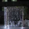 LED fényfüggöny 2x2 m-es 8 programos, kül-, és beltéri, sorolható - hidegfehér LED fényfüggöny 2x2 m-es 8 programos, kül-, és beltéri, sorolható - hidegfehér