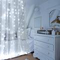 LED fényfüggöny 2x2 m-es 8 programos, kül-, és beltéri, sorolható - hidegfehér LED fényfüggöny 2x2 m-es 8 programos, kül-, és beltéri, sorolható - hidegfehér