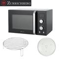 Zurrichberg 30 literes 2in1 nagy kapacitású mikrohullámú sütő grill funkcióval, 1400W Zurrichberg 30 literes 2in1 nagy kapacitású mikrohullámú sütő grill funkcióval, 1400W