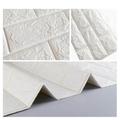 3D tégla hatású fali dekorburkolat, tapéta fehér színben 70x77x0,6 cm - nem tapad 3D tégla hatású fali dekorburkolat, tapéta fehér színben 70x77x0,6 cm - nem tapad