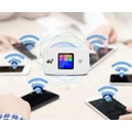 Hordozható vezeték nélküli 4G LTE modem és router színes kijelzővel