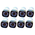 8 kamerás 1.3MP felbontású HD biztonsági megfigyelő kamerarendszer