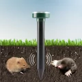 Értékcsökkent - 4 db napelemes vakondriasztó, ultrahangos kártevő riasztó, 24 cm-s