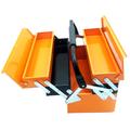 Összecsukható fém szerszámos láda 5 tárolórekesszel 43x20x20,5 cm Összecsukható fém szerszámos láda 5 tárolórekesszel 43x20x20,5 cm