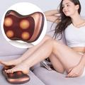Shiatsu nyak- és hátmasszírozó párna otthoni vagy autós felhasználásra Shiatsu nyak- és hátmasszírozó párna otthoni vagy autós felhasználásra