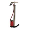 Nagy méretű fém kézi pumpa nyomásmérővel, 59 cm Nagy méretű fém kézi pumpa nyomásmérővel, 59 cm