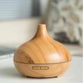 Fa hatású aromaterápiás párologtató, illatosító, bluetooth hangszóróval és távirányítóval - világos Fa hatású aromaterápiás párologtató, illatosító, bluetooth hangszóróval és távirányítóval - világos