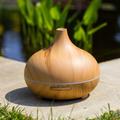 Fa hatású aromaterápiás párologtató, illatosító, bluetooth hangszóróval és távirányítóval - világos Fa hatású aromaterápiás párologtató, illatosító, bluetooth hangszóróval és távirányítóval - világos