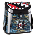 Ars Una, Kompakt Easy Flying Shark mágneszáras, ergonómikus iskolatáska, fekete-kék Ars Una, Kompakt Easy Flying Shark mágneszáras, ergonómikus iskolatáska, fekete-kék