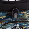 Ars Una, Kompakt Easy Flying Shark mágneszáras, ergonómikus iskolatáska, fekete-kék Ars Una, Kompakt Easy Flying Shark mágneszáras, ergonómikus iskolatáska, fekete-kék