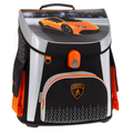 Ars Una, Kompakt Easy Lamborghini mágneszáras, ergonómikus iskolatáska, fekete-naracssárga Ars Una, Kompakt Easy Lamborghini mágneszáras, ergonómikus iskolatáska, fekete-naracssárga