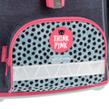 Ars Una, Kompakt Easy Think Pink mágneszáras, ergonómikus iskolatáska, szürke-rózsaszín Ars Una, Kompakt Easy Think Pink mágneszáras, ergonómikus iskolatáska, szürke-rózsaszín