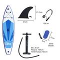 Elite® SUP deszka készlet evezővel, pumpával, tartozékokkal 10'6" / 320x76x15 cm, 130 kg - kezdőknek is Elite® SUP deszka készlet evezővel, pumpával, tartozékokkal 10'6" / 320x76x15 cm, 130 kg - kezdőknek is