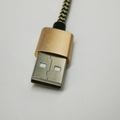 Daewoo USB kábel, 1 méter, Iphone, arany