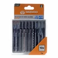 Daewoo 10 részes fűrészlap készlet fához, DWKIT10JS