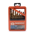 Daewoo 19 részes HSS fúrószár készlet fémhez, DWKIT19