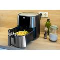 Elite® 8 L-es Air Fryer + receptkönyv, 1800W olaj nélküli forró levegős fritőz digitális kijelzővel, elegáns rozsdamentes acél burkolattal Elite® 8 L-es Air Fryer + receptkönyv, 1800W olaj nélküli forró levegős fritőz digitális kijelzővel, elegáns rozsdamentes acél burkolattal