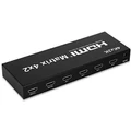 HDMI Matrix Switch elosztó - X-BOX, Blue Ray, DVD, HDTV, projektor, stb csatlakoztatásához