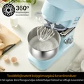 Hauswirt 8 sebességes konyhai robotgép, 550 W teljesítménnyel, 5 literes keverőtállal, világoskék