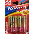 Robust AA alkáli ceruzaelem 1,5 V Ultra Plus - 4 db Robust AA alkáli ceruzaelem 1,5 V Ultra Plus - 4 db