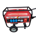RoyalKraft RK9500W benzinmotoros aggregátor, generátor kerekekkel, 3 fázisú áramfejlesztő - 6500W RoyalKraft RK9500W benzinmotoros aggregátor, generátor kerekekkel, 3 fázisú áramfejlesztő - 6500W