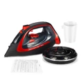 Royalty Line Vezeték nélküli többfunkciós gőzölős vasaló, 2400 W, piros-fekete, RL-DBC-2200.864.2
