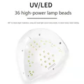 Digitális UV LED 2 az 1-ben műkörmös lámpa, 168W teljesítmény
