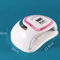 Digitális UV LED 2 az 1-ben műkörmös lámpa, 168W teljesítmény