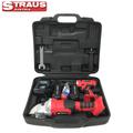 Straus Duo akkus fúró + sarokcsiszoló szerszámgép készlet kofferben 2 db 24V-os akkuval ST/CD-AG150 Straus Duo akkus fúró + sarokcsiszoló szerszámgép készlet kofferben 2 db 24V-os akkuval ST/CD-AG150