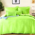 Prémium 7 részes 100% pamut ágyneműhuzat garnitúra, élénkzöld