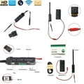 Vezeték nélküli akkumulátoros biztonsági kamera, mikrokamera, WiFi kapcsolattal