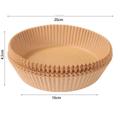 Air fryer sütőpapír csomag, forró levegős fritőzbe, 16×4,5 cm, 50db Air fryer sütőpapír csomag, forró levegős fritőzbe, 16×4,5 cm, 50db
