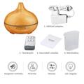 Fa hatású aromaterápiás párologtató, illatosító, bluetooth hangszóróval és távirányítóval - világos Fa hatású aromaterápiás párologtató, illatosító, bluetooth hangszóróval és távirányítóval - világos