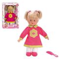 Loko Toys játékbaba, hajasbaba fésűvel, 32cm Loko Toys játékbaba, hajasbaba fésűvel, 32cm