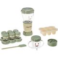 Baby Bullet turmix- és bébiétel-készítő 20 részes készlet, BPA mentes Baby Bullet turmix- és bébiétel-készítő 20 részes készlet, BPA mentes