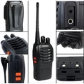 Baofeng BF-888S UHF walkie-talkie, 16 csatornás rádió adó-vevő fülhallgatóval