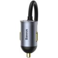 Baseus szivargyújtós autós USB és USB-C töltő 4 aljzattal Baseus szivargyújtós autós USB és USB-C töltő 4 aljzattal