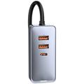 Baseus szivargyújtós autós USB és USB-C töltő 4 aljzattal Baseus szivargyújtós autós USB és USB-C töltő 4 aljzattal
