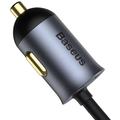 Baseus szivargyújtós autós USB és USB-C töltő 4 aljzattal Baseus szivargyújtós autós USB és USB-C töltő 4 aljzattal