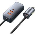 Baseus szivargyújtós autós USB és USB-C töltő 4 aljzattal Baseus szivargyújtós autós USB és USB-C töltő 4 aljzattal