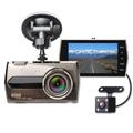 FullHD 1080P autós menetrögzítő kamera tolatókamerával, beépített G-szenzor és LED fény FullHD 1080P autós menetrögzítő kamera tolatókamerával, beépített G-szenzor és LED fény